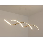 Светильник подвесной ElegantLight DZN-11316 ЗОЛОТО D1100/H150+1200/2/LED/30W/4500K