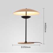 Светильник DZN-8483 WOOD D350/H450/1/LED/12W/4000K GINGER прикроватная лампа