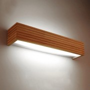 Светильник настенный ElegantLight DZN-11293 WOOD D550*80/H80/1/LED/10W/6500K светлое дерево PASTIME