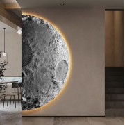 Светильник настенный ElegantLight DZN-11334 ТЕМНО-СЕРЫЙ D2000*1000/H100/1/LED/20W/2800K MOON/2