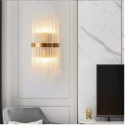 Светильник настенный ElegantLight DZN-5323 BRASS/ЛАТУНЬ D180/H450/2/E14/40W 22-12 (1 из 2 в коробке)