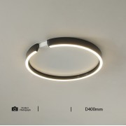 Светильник DZN-12058 ЧЕРНЫЙ D400/H40/1/LED/24W/4000K SEGMENT