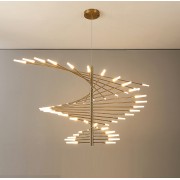 Светильник ElegantLight DZN-6321 БРОНЗА D1400/H700+1000/50/LED/50W/4000K SPOKES