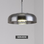 Светильник ElegantLight DZN-8230 CHROME+SMOKY/ХРОМ+ДЫМЧАТЫЙ D230/H180-1500/1/LED/7W/4000K 22-09