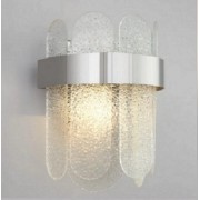 Светильник DZN-54948 ХРОМ  D210/H280/2/Е14/.W/стекло на плафоне дымчатого цвета 25-01(аналог 54948)