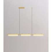 Светильник DZN-13683 ЗОЛОТАЯ БРОНЗА ` D1260/H80+1500/3/LED/32W/3000+4500+6500K пульт 2.4G SEIMMER