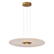 Светильник DZN-33201 БРОНЗА ` D500*100/H1200/2/LED/12W/4500K 24-07