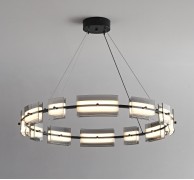 Светильник DZN-33223 ЧЕРНЫЙ D800*100/H1200/1/LED/48W/4500K BLACKOUT