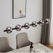 Светильник DZN-33226 ЧЕРНЫЙ / ТОНИРОВАННОЕ СТЕКЛО D1200*120/H1200/6/LED/48W/4500K TONIR