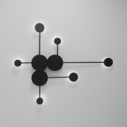 Светильник DZN-33915 ЧЕРНЫЙ ` D820*920/H100/6/LED/9W/4500К DOTS 24-06