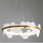 Светильник DZN2-2-79 GOLD / ЗОЛОТО D570/H1200/1/LED/40W/4000K WHELL