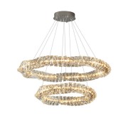 Светильник DZN-13716 ХРОМ ` D800+500/H2000/2/LED/.W/4000K