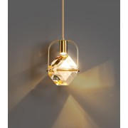 СветильникDZN-13731 ЗОЛОТАЯ БРОНЗА ` D160/H220+1500/1/LED/5W/4000K TETRIS