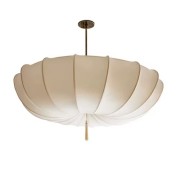 Светильник DZN-13742 ЧЕРНЫЙ + БЕЛАЯ ТКАНЬ 