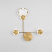 Светильник DZN-34374 БРОНЗА D570*520/H100/1/LED/7W/4500K Amber