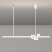 Светильник DZN3-1-01 WHITE / БЕЛЫЙ D1000*130/H1200/2/LED/32W/4500K