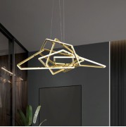 Светильник DZN3-1-43 GOLD/ЗОЛОТО D810*300/H1200/5/LED/49W Venezia