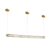 Светильник DZN-13799 ЗОЛОТАЯ БРОНЗА ` D1680*60/H1500/1/LED/.W/3000K высококачественное стекло ручной работы MELINDA