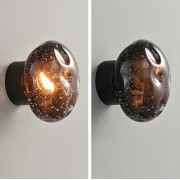 СветильникDZN-13810 ЧЕРНЫЙ + КОРИЧНЕВЫЙ ` D140/H100/1/LED/3W/3000K MYSTERY