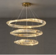 Светильник подвесной светодиодный EL SPFD-8185+8186+8187 БРОНЗА D400+600+800/H1200/3/LED/150W DOMO