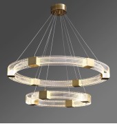 Светильник DZN1-3-69 ЗОЛОТО D800+500/H1200/2/LED/100W/4500K