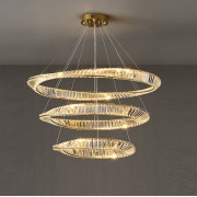 Светильник подвесной ElegantLight SPFD-8185+8186+8187 БРОНЗА D400+600+800/H1200/3/LED/160W DOMO