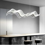 Светильник подвесной ElegantLight DZN-12945 СЕРЕБРО 