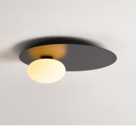 Светильник потолочный ElegantLight DZN-10476 ЧЕРНЫЙ D360/H120/1/G9/10W