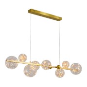 Светильник потолочный ElegantLight DZN-35097 БРОНЗА D1100*250/H1200/8/LED/56W CASES 22-12