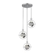 Светильник DZN- 13841 ХРОМ ` D350/H260+2000/3/LED/.W/4500K 3*D160/H260 TETRIS