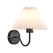 Светильник DZN-13873 ЧЕРНЫЙ + БЕЛЫЙ ` D240/H250/1/E27/40W PLEATED