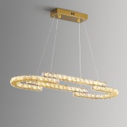 Светильник подвесной DZN-13882 ЗОЛОТО ` D1000*350/H1200/1/LED/40W 2.4G RIPPLE