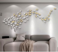 Декоративный настенный элемент DZN-13899 БЕЛЫЙ+ЗОЛОТО 