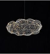 Светильник ElegantLight DZN-13041 СЕРЕБРО D500/H1500/./LED/.W/4500K CLOUD 24-02