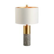 Светильник DZN-13916 ЗОЛОТАЯ БРОНЗА + СЕРЫЙ МРАМОР D380/H680/1/E27/40W