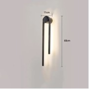 Светильник DZN-13919 ЧЕРНЫЙ ` L110*W80/H600/1/LED/10W/3000K