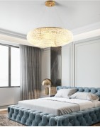 Светильник DZN-40070 GOLD/ЗОЛОТО D600/H160/8/G9/40W BAND