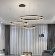 Светильник ElegantLight DZN-5035 СЕРЫЙ D800+600+400/H1200/3+LED/LED/360W 23-07