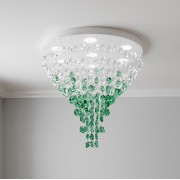 Светильник-инсталляция DZN-5050 БЕЛЫЙ + ЗЕЛЕНЫЙ/ПРОЗРАЧНЫЙ 