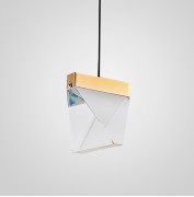 Светильник ElegantLight DZN-13057 ЗОЛОТО D100/H1500/1/LED/4500K FACETED-STONE