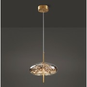 Светильник DZN-13104 ЗОЛОТО ` D350/H320+1500/1/LED/24W/3000K SANTA