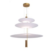 Светильник подвесной ElegantLight DZN-8298 GOLD/ЗОЛОТО D360+680+360/H1200/3/LED/9W LUCEISOLA 22-10