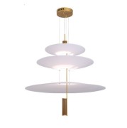 Светильник подвесной ElegantLight DZN-8298 GOLD/ЗОЛОТО D360+680+360/H1200/3/LED/9W/3000K LUCEISOLA 22-10