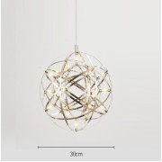 Светильник ElegantLight DZN-8314 ХРОМ D300/H1500/42/LED/12.6W/4000K SALUTE 22-12