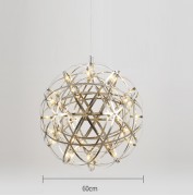 Светильник ElegantLight DZN-8316 ХРОМ D600/H1500/92/LED/27,6W/4000K SALUTE 22-12