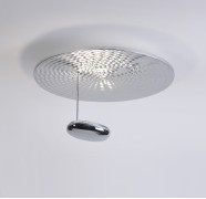 Светильник потолочный ElegantLight DZN-10479 СЕРЕБРО + ХРОМ D600/H340/1/LED/10W/6500K COSMIC ANGEL by ROSS LOVEGROVE