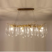 Светильник DZN-33132 ЗОЛОТО D1000*400/H1200/8/G9/40W RITZ