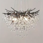 Светильник подвесной ElegantLight DZN-14016 ЧЕРНЫЙ D800/H2000/10/G9/35W RAIN