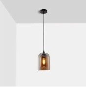 Светильник DZN-70194 ЧЕРНЫЙ + КОРИЧНЕВЫЙ 