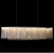 Светильник подвесной DZN-13131 СЕРЕБРО D1200*220/H1500/2/LED/150W/3000-6500K COVER